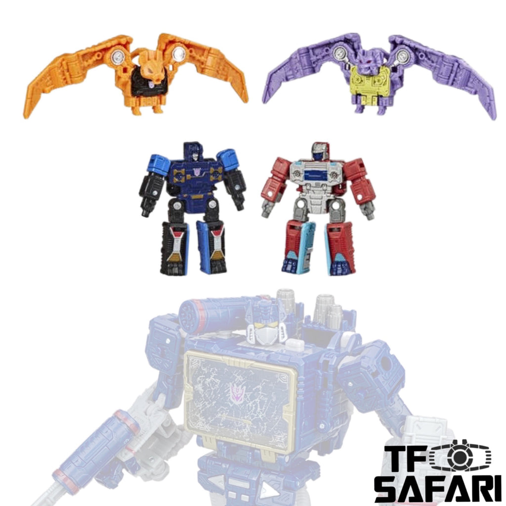 Transformers Generations Selects Micromaster WFC-GS10 Soundwave Spy Patrol 4 in 1 set