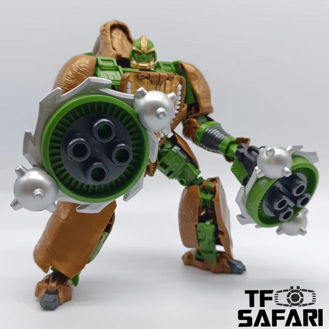 4th Party RW-01 RW01 Rhino Warrior Oversized WFC-K27 Rhinox ( with weapon added) 20.5cm / 8"