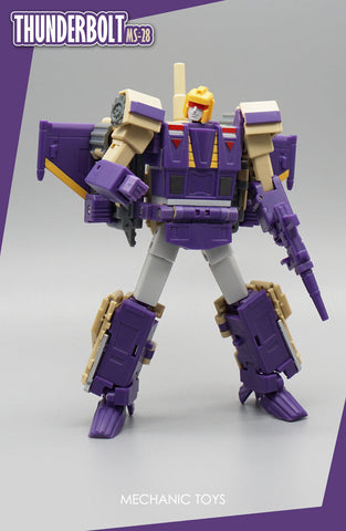 MFT MechFansToys Mech Soul Mechanic Studio MS-28 MS28 Thunderbolt (Blitzwing) Mech Fans Toys 11cm / 4.3"