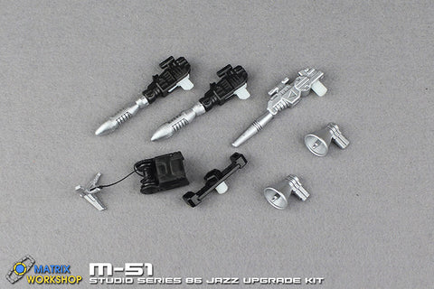 Matrix Workshop M-51 M51 Weapon set for Studio Series 86 Deluxe Jazz Upgrade Kit (Painted)