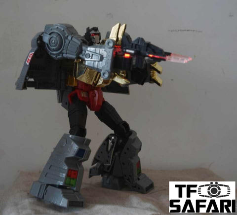 4th Party NB No-Brand Oversized MP-08 MP08 King Grimlock Rexius Prime (Oversized MP-08 Metallic Painting, Non-Official Version) 29cm / 11.5"