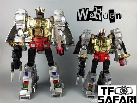 4th Party NB No-Brand Oversized MP-08 MP08 King Grimlock Rexius Prime (Oversized MP-08 Metallic Painting, Non-Official Version) 29cm / 11.5"