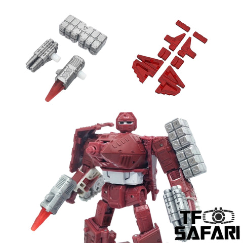 Shockwave Lab SL-105 SL105 the Weapon Set & Gap fillers for WFC Kingdom Deluxe Warpath Upgrade Kit