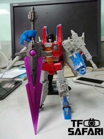 Dr.Wu DW-P38 Asura Giant Sword Purple for G1 Megatron (Siege, MP, TFP) Dr Wu Upgrade Kit