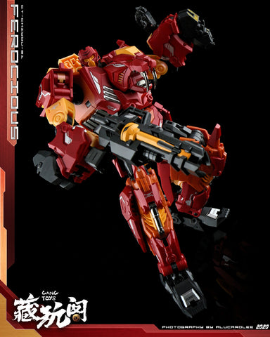 【Pre-Order】Cang Toys Cang-Toys CT-Chiyou-01 Ferocious (Rampage, Feral Rex) Predaking Combiner 23cm / 9"