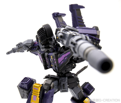 GC G-Creation GCreation GDW-03B Darkblade (Sixshot, Fumma Black Version) IDW Limited Version 30mm / 11.5“