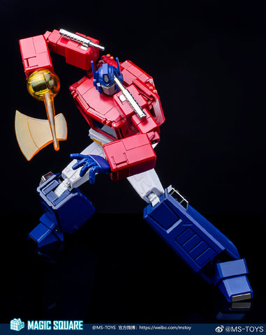 Magic Square MS-Toys MS-02EX MS02EX Light of Peace ( Optimus Prime 2.0 Version) MP Size 2023 Metallic Painting Version 25cm / 9.8"