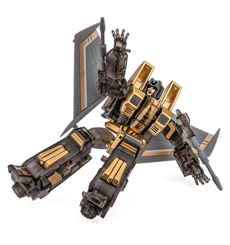 NA NewAge H13D H-13D Hodur ( Starscream Black & Gold Version ) New Age 9cm / 3.5"