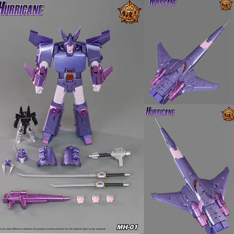 4th Party MHZ Toys MH01 MH-01 Hurricane Not FT39 Quietus (Cyclonus MP size)  28cm / 11"