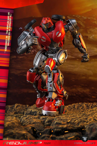 Transcraft TC TC-02R T02R Red Jump (Bumblebee Movie Cliffjumper) 17cm / 6.7"