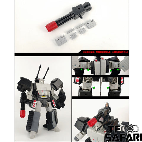 Shockwave Lab SL163 SL-163 Upgrade kit / Cannon & Gap fillers for G.I.Joe Megatron Upgrade Kit