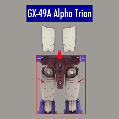 Go Better Studio GX-49A/B GX49A/B Gap fillers for Generations Legacy Alpha Trion / Studio Series 86 SS86 Scourge ( Upgrade Kit+ Gap Fillers)