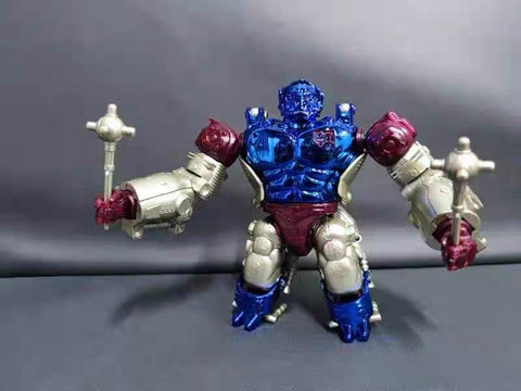 Transart TA BWM-02 BWM02 Skateboard Gorilla (BW Beast Wars Transmetal Optimus Primal ) Chrome White Version 21.5cm / 8.5"