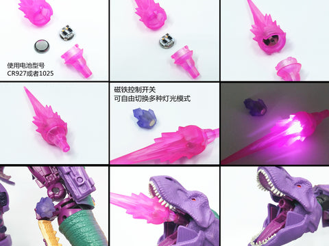 Shockwave Lab SL-100 SL100 LED Effect Part for Kingdom Megatron (Beast) Upgrade Kit