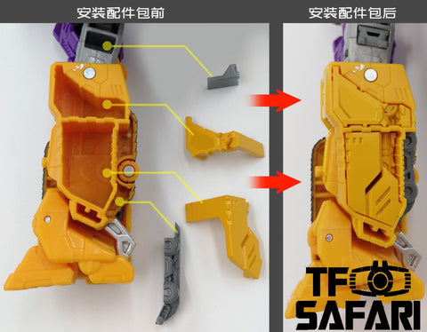 Go Better Studio GX-05 Uptrade Kit for WFC Siege Impactor ( Upgrade Kit+ Gap Fillers)