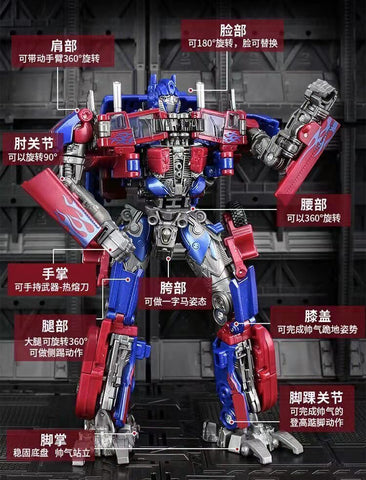 Knight 8801 (Previous 6022A) Optimus Prime (Modified KO SS05) & Weapon Set 17.5cm / 6.9"