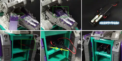 Shockwave Lab SL-43 SL43 LED Upgrade Kit for Titans Return Trypticon Upgrade Kit