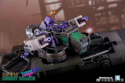 Dr.Wu & Mechanic Studio Extreme Warfare DWE18BD DW-E18BD (DWE14D DW-E14D)  Energy Dragon (Trypticon) Battle Damaged Version Dr Wu