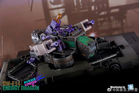 Dr.Wu & Mechanic Studio Extreme Warfare DWE18BD DW-E18BD (DWE14D DW-E14D)  Energy Dragon (Trypticon) Battle Damaged Version Dr Wu