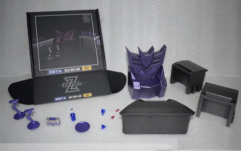 Zeta Toys ZT Scenery Kit Megatron Throne with LED and Bar set (for Deluxe and Legends Class) Upgrade Kit