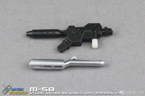 Matrix Workshop M-58 M58 Weapon Set for Studio Series 86 SS86 Wreck-Gar  Upgrade Kit