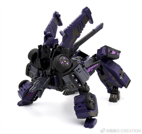 GC G-Creation GCreation GDW-03B Darkblade (Sixshot, Fumma Black Version) IDW Limited Version 30mm / 11.5“