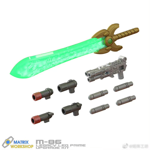 Matrix Workshop M86 M-86 Weapon set for Legacy Evolution Maximal Leo Prime Upgrade Kit