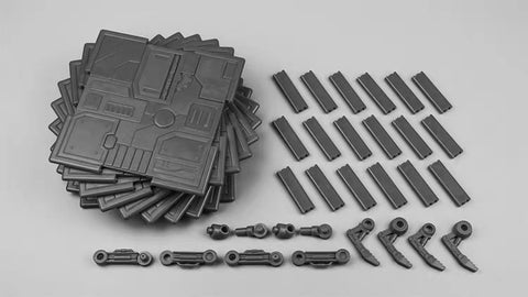 Wildkidz Steel Deck Universal Garage Kit for Transformer and Action Figure Models 10 in 1 set Upgrade Kit