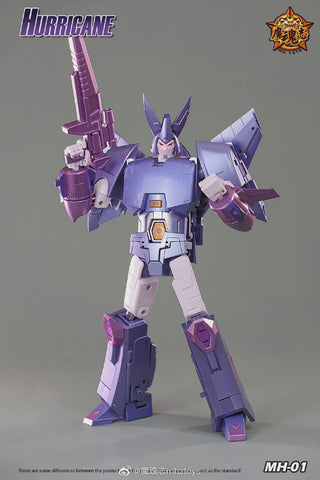 4th Party MHZ Toys MH01 MH-01 Hurricane Not FT39 Quietus (Cyclonus MP size)  28cm / 11"