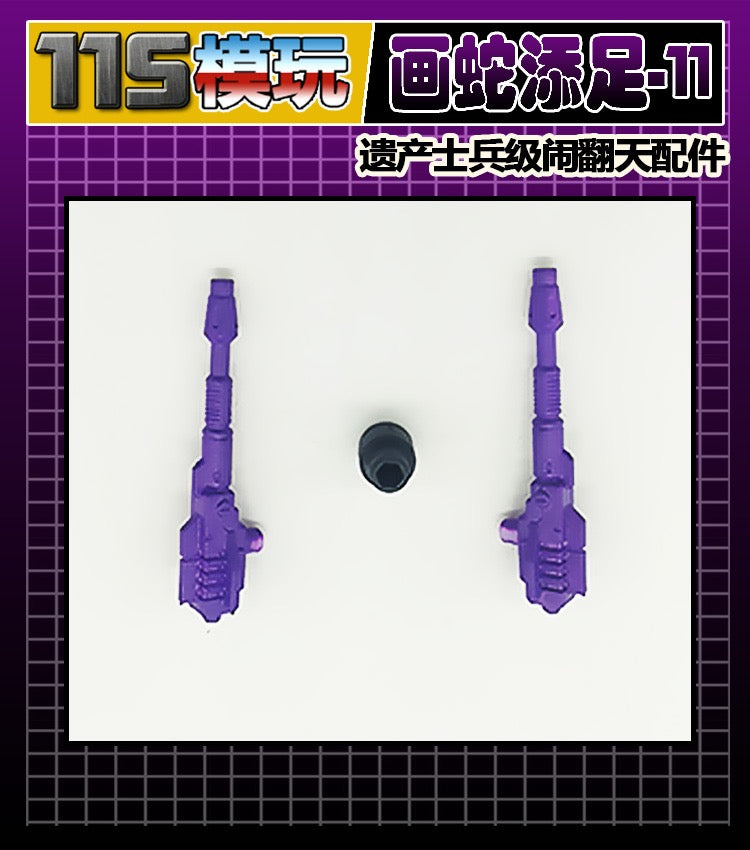 115 Studio Upgrade Kit – Null Rays Weapon Set For Legacy Core-Class Skywarp – 3D DIY