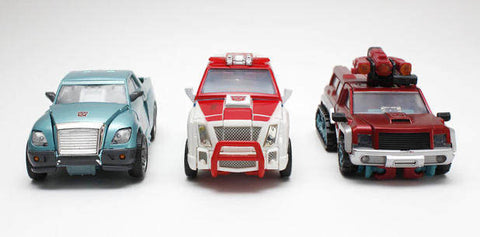 Transformers Henkei Classics Autobot Warriors Ratchet Kup Perceptor 3 in 1 Pack