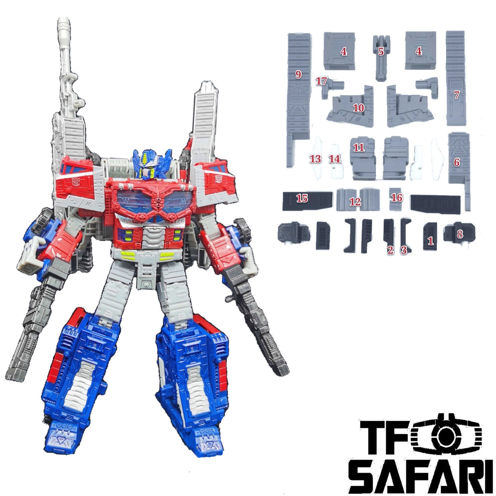 Ratchet Studio ROS-014 Gap Filler and Leg Extensions for WFC Siege Galaxy Convoy Upgrade Kit