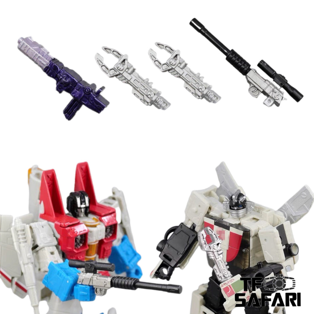 TFSAFARI WV-01 WV01 Weapon Sets （Painted 1:1 Duplication of weapons in WFC Generation Selects Centurion Drone Weaponizer Pack）Upgrade Kit ()