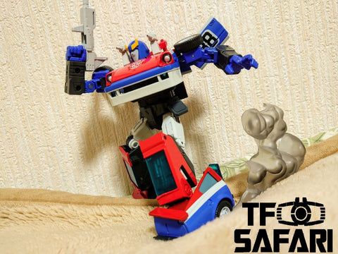 Takara Tomy Masterpiece MP19+ MP-19+ Smokescreen Exclusive (with Collectible Pin) 17cm / 6.7"