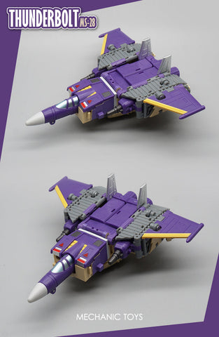 MFT MechFansToys Mech Soul Mechanic Studio MS-28 MS28 Thunderbolt (Blitzwing) Mech Fans Toys 11cm / 4.3"