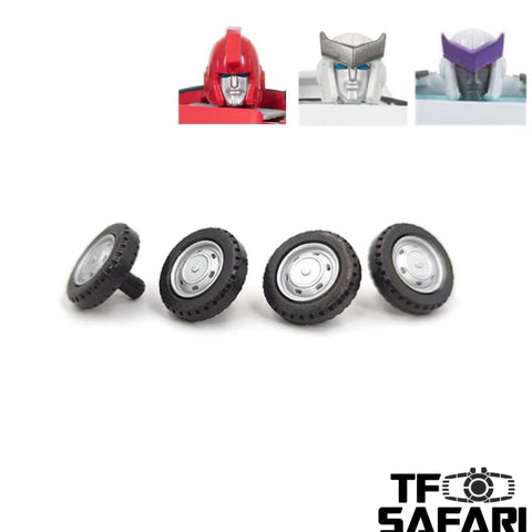 Go Better Studio GX-27 GX27 Replacement Wheels for WFC Earthrise Ironhide & Ratchet Upgrade Kit