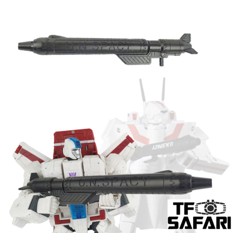 Shockwave Lab SL-129 SL129 VF Weapon Kit Macross Valkyrie Gun for Siege Jetfire Upgrade Kit