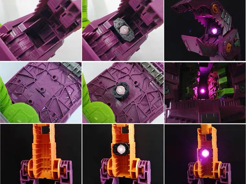 Shockwave Lab SL-86 SL86 LED Upgrade Kit for Earthrise Scorponok ( Titan-Class ) Upgrade Kit.