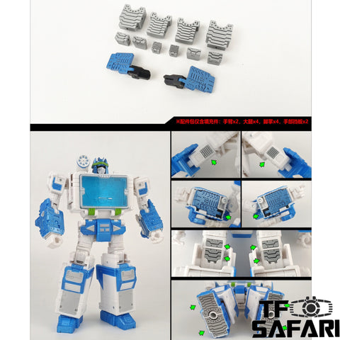 Shockwave Lab SL166 SL-166 Gap fillers for Shattered Glass Soundwave Upgrade Kit