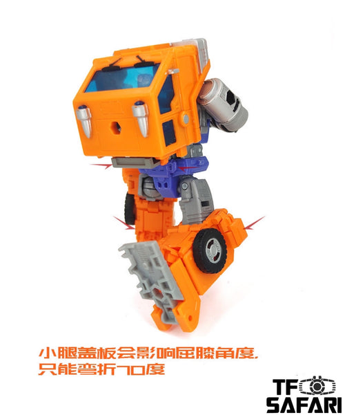 Transformers Kingdom Huffer Upgrade Kit - 6-Piece 3D Printed Resin Parts Set For Action Figure 8 thumbnail image