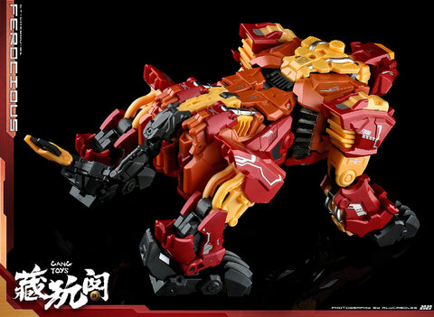 【Pre-Order】Cang Toys Cang-Toys CT-Chiyou-01 Ferocious (Rampage, Feral Rex) Predaking Combiner 23cm / 9"