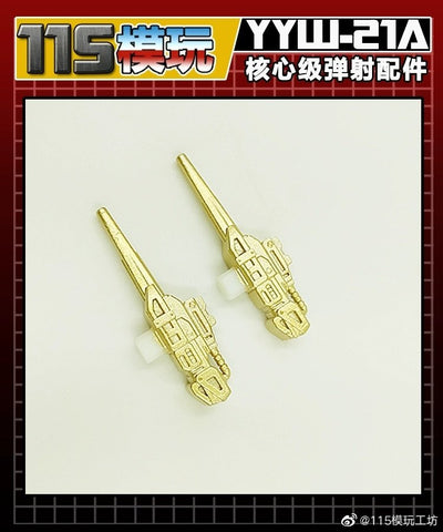 115 Workshop YYW-21 YYW21 Weapon set for WFC Kingdom Rewind & Eject (Cassette Warriors for Blaster) Upgrade Kit