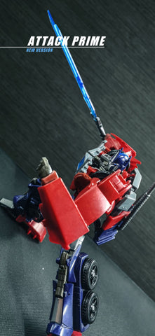 APC Toys APC-001 APC001 2.0 Version Attack Prime ( 1:1 TFP Optimus Prime Voyage Class ) Repainted Version 17cm / 6.7"