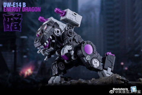 Dr.Wu & Mechanic Studio Extreme Warfare DW-E18B / DW-E18P  (DW-E14P, DW-E14B) Energy Dragon (Trypticon) Toxic Version / Black VersionDr Wu