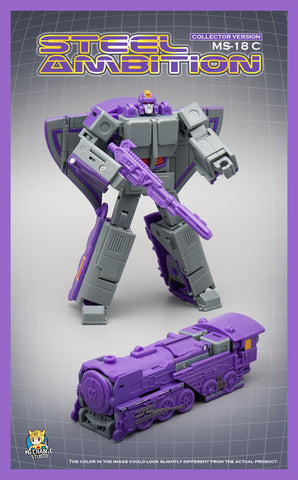 MFT MechFansToys Mech Soul Mechanic Studio MS-18C MS18C Steel Ambition Iron Sky (Astrotrain) Collector Version Mech Fans Toys 12cm / 4.5"