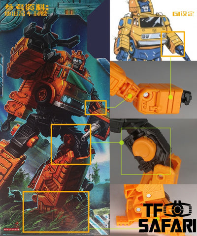 Go Better Studio GX-06 Uptrade Kit for WFC Earthrise Grapple ( Upgrade Kit+ Gap Fillers)