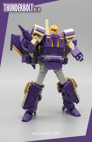 MFT MechFansToys Mech Soul Mechanic Studio MS-28 MS28 Thunderbolt (Blitzwing) Mech Fans Toys 11cm / 4.3"