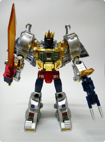 4th Party NB No-Brand Oversized MP-08 MP08 King Grimlock Rexius Prime (Oversized MP-08 Metallic Painting, Non-Official Version) 29cm / 11.5"
