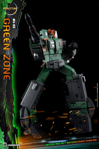 Moon Studio MS-05 MS05 Green Zone, Radiatron (Not G1 Suiken, Raiden ) 21cm / 8.3"