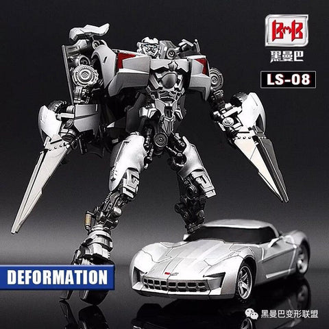 BMB Black Mamba LS08 LS-08 Sidearm Sideswipe (Oversized HFTD Version Sideswipe) 16cm / 6.2"